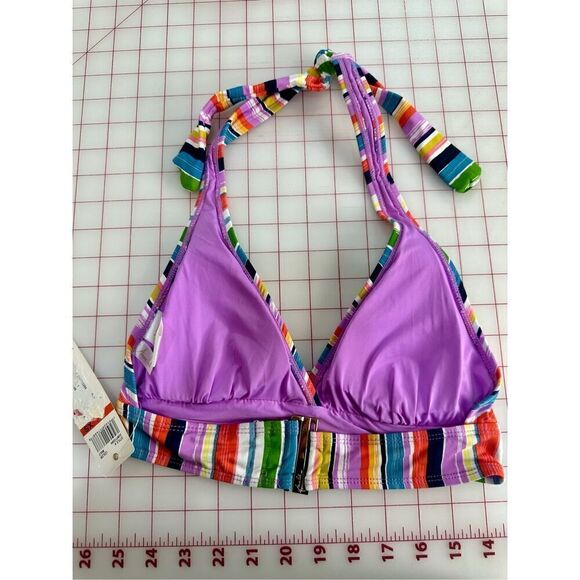 Anne Cole NWT multicolored swimsuit top size XS - Picture 4 of 7